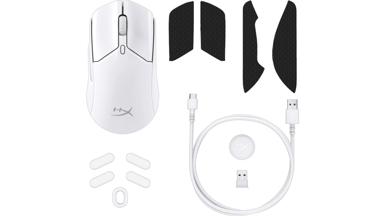 HyperX Pulsefire Haste 2 - Wireless Gaming Mouse (White)